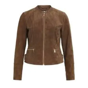 Women Suede Jacket in Dandeli 